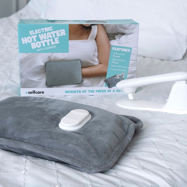Electric Hot Water Bottle with Charger