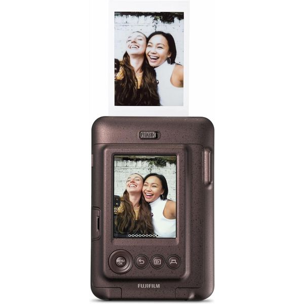 Fuji Instax Mini LiPlay Hybrid Instant Camera Deep Bronze