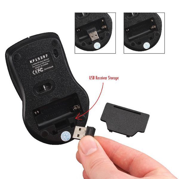 Q-Connect Wireless Keyboard/Mouse Black