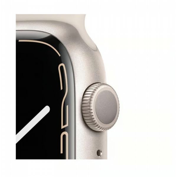 Refurbished Apple Watch SE2 Aluminium 40mm Sport Strap S/M Starlight/Beige. Grade: B