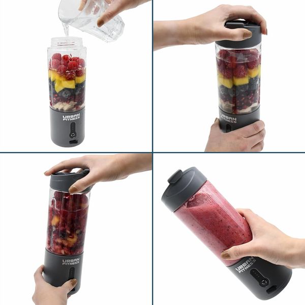 Urban Fitness VitalFuse Portable Blender Grey