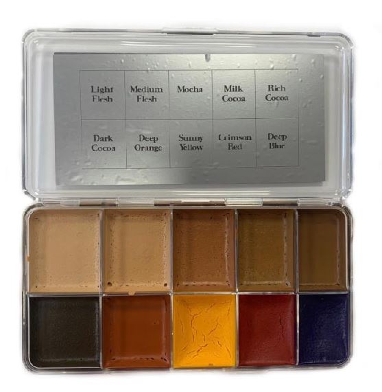 Deeper Flesh Tones Palette