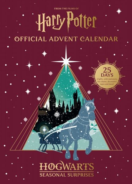  Harry Potter Official Advent Calendar Hogwarts Seasonal Surprises: 25 Days of Gifts, with Stationery, Key Chains,...