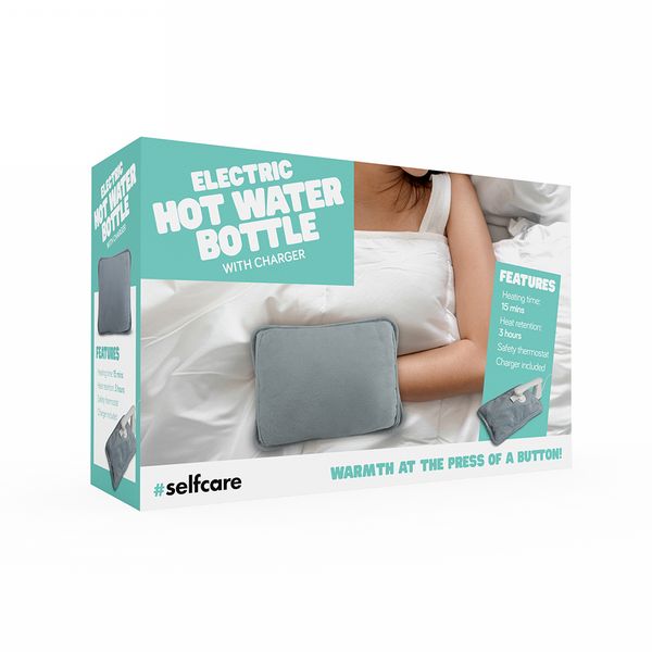 Electric Hot Water Bottle with Charger