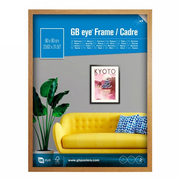 GB Eye Contemporary Wooden Oak Picture Frame - 60 x 80cm