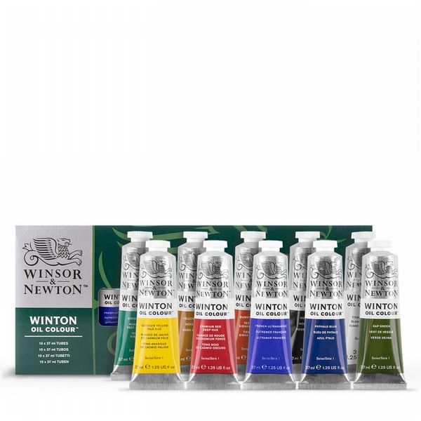 Winsor & Newton : Winton : Oil Paint : 37ml : Set of 10